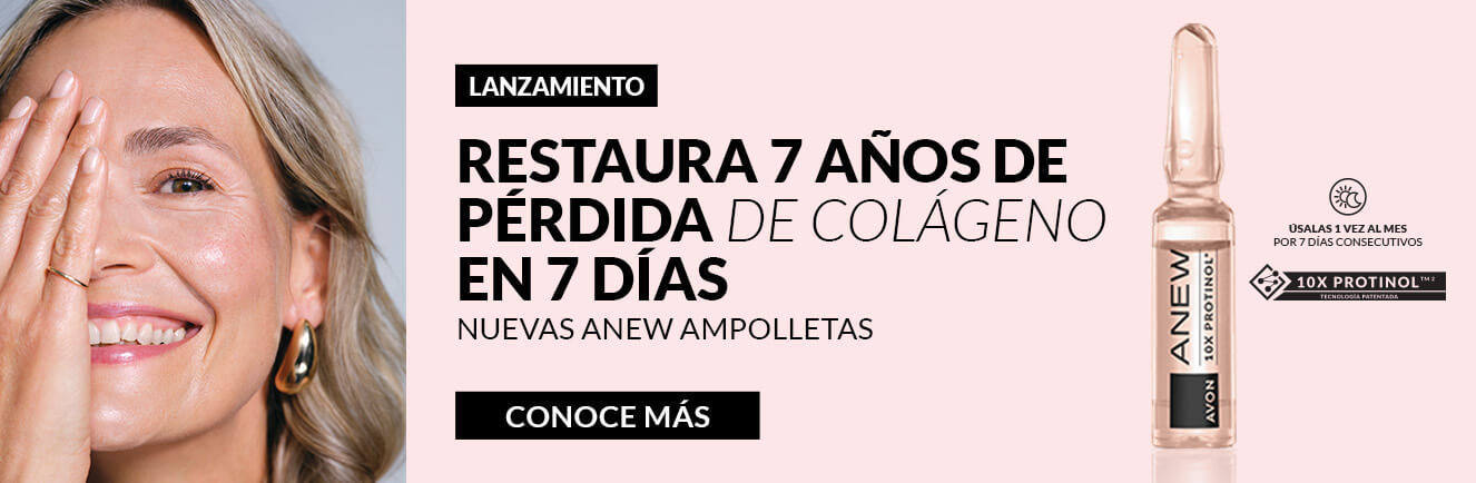 Anew, nuevas ampolletas con protinol. Restaura 7 años de pérdida de colágeno en 7 días