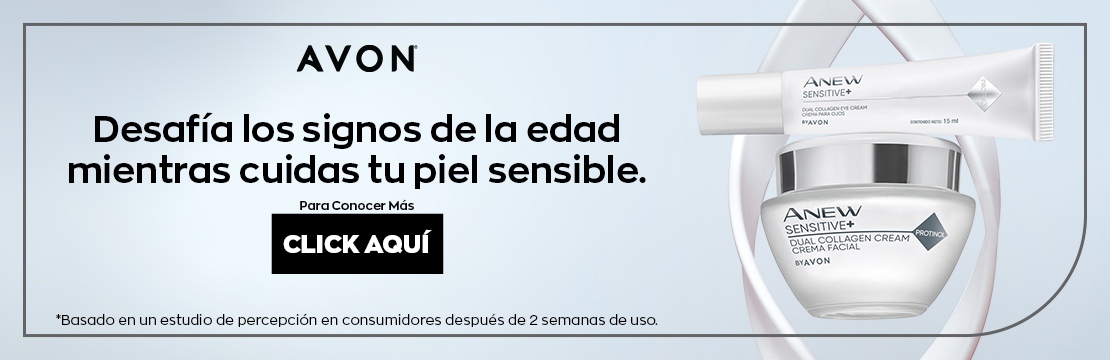 Avon Anew Sensitive Desafía los signos de la edad para piel sensible